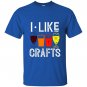 I like crafts funny vintage brewer craft beer lover T-shirt
