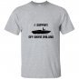 I support off shore drilling funny party boat funny T-shirt