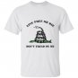Live free or die dont tread on me T-shirt