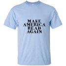 Make america read again librarian reading book T-shirt