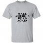 Make america read again librarian reading book T-shirt
