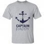 Father and daughter matching captain daddy first mate T-shirt