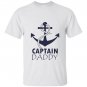 Father and daughter matching captain daddy first mate T-shirt