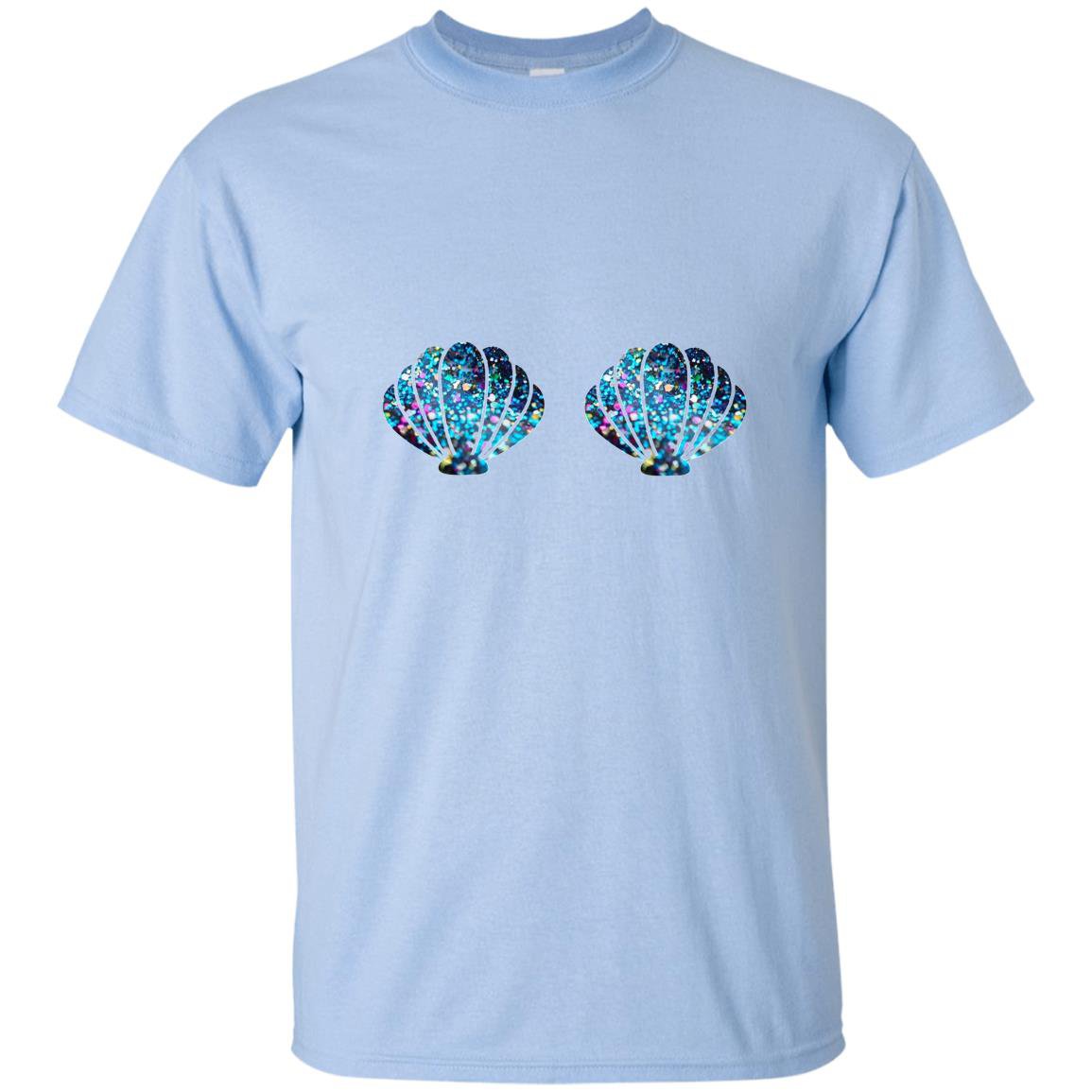 Mermaid shell mermaid top festival birthday party T-shirt