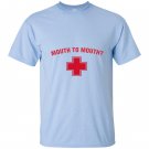 Mouth to mouth i cant swim funny lifeguard pool T-shirt