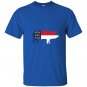 North carolina bbq pig state flag T-shirt