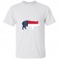 North carolina bbq pig state flag T-shirt