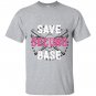 Save second base breast cancer T-shirt