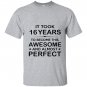 Sixteen 16 year old 16th birthday gift ideas T-shirt