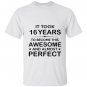 Sixteen 16 year old 16th birthday gift ideas T-shirt