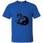 Tai chi symbol with dragon in water ink T-shirt