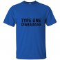 Type one diabadass funny awareness diabetes T-shirt