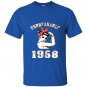Unbreakable 1958 60th birthday gift T-shirt