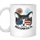 Funny cat kitten merica meowica Mug