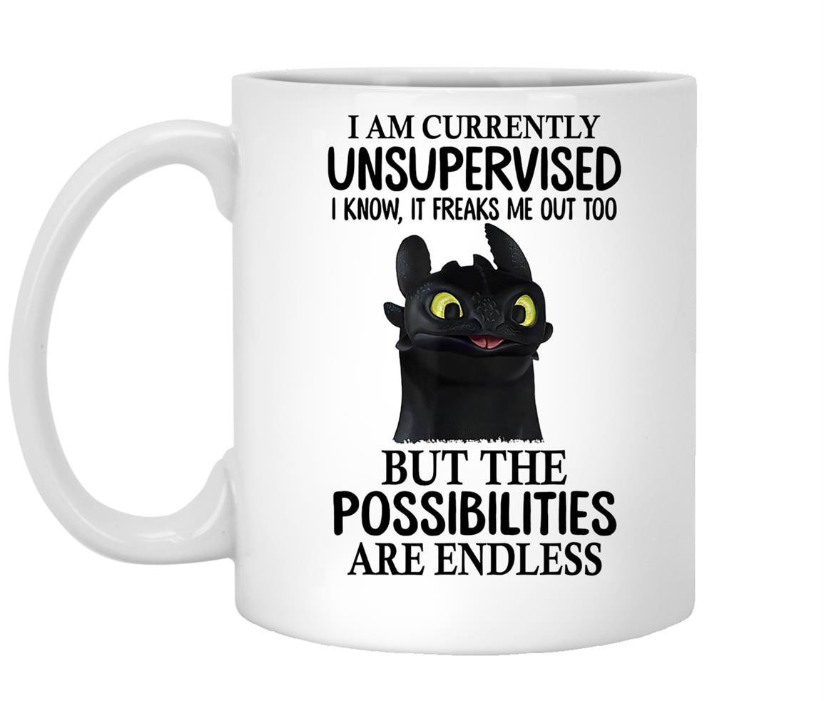 I am currently unsupervised dragon viking Mug