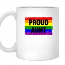 Lgbtq gay pride rainbow support ally proud aunt family Mug