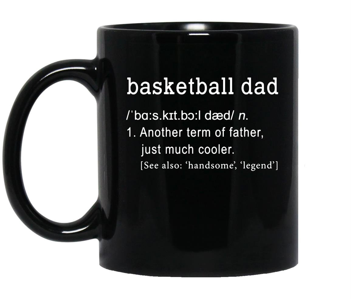 Basketball dad new definition funny gift Mug Black