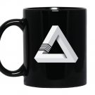 Bjj brazillian jiu jitsu belt triangle Mug Black
