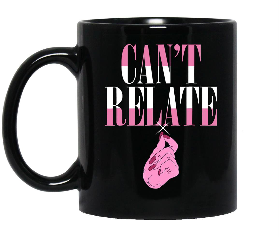 Cant relate Mug Black