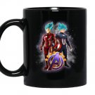 Captain songoku vegeta iron manmashup dragon ball avengers Mug Black