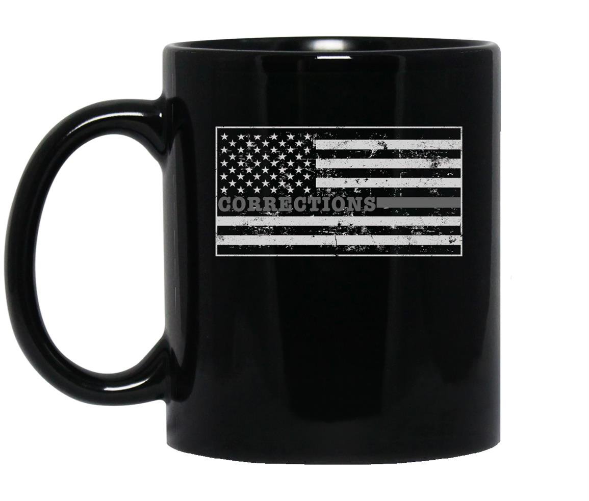 Corrections officer correctional officer flag Mug Black