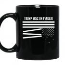 Donald trump eres un pendejo broken us flag funny Mug Black