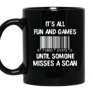 Funny postal worker for postman Mug Black