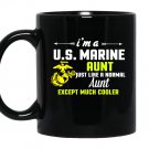 Im a us marine aunt except much cooler Mug Black
