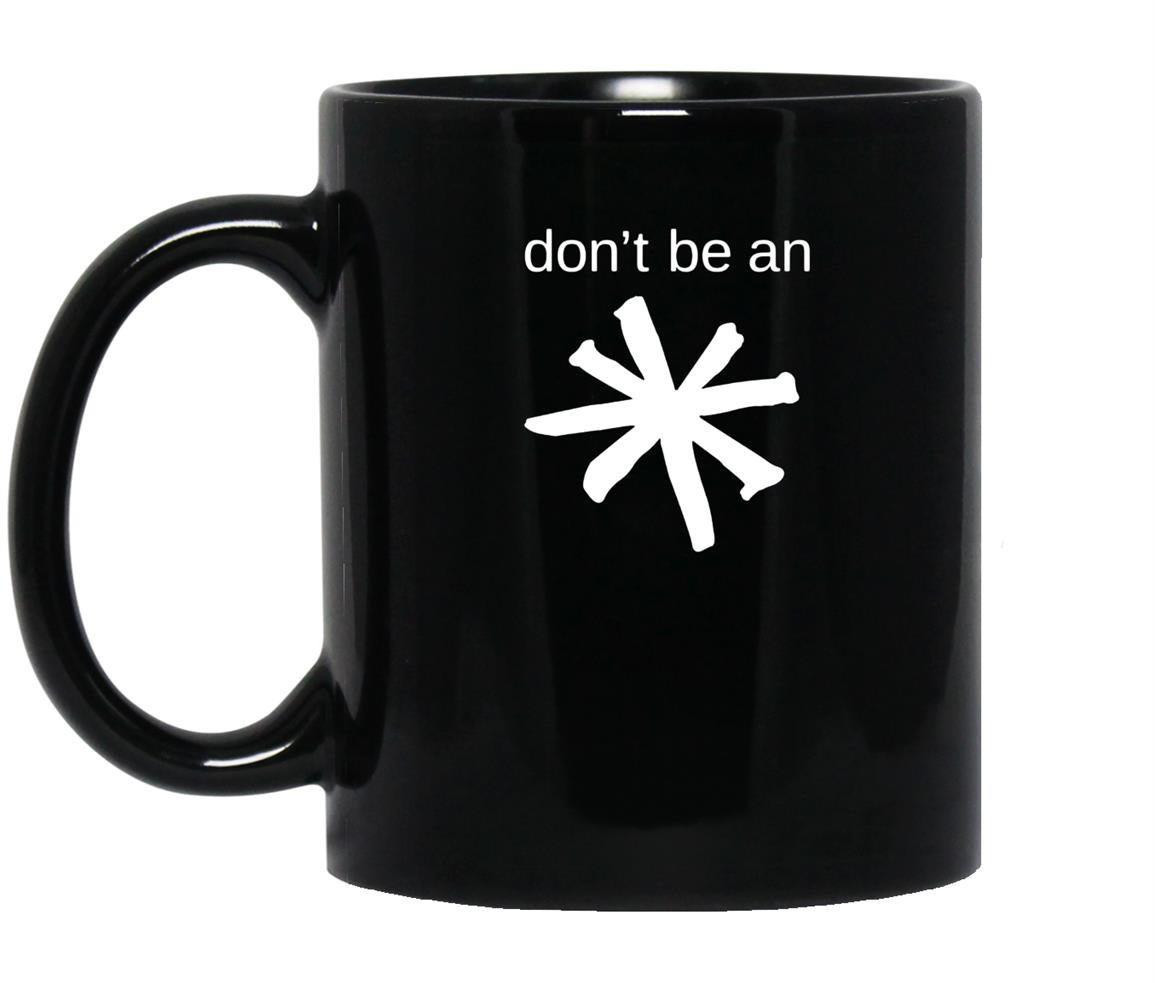 Kurt vonnegut dont be an asshole Mug Black