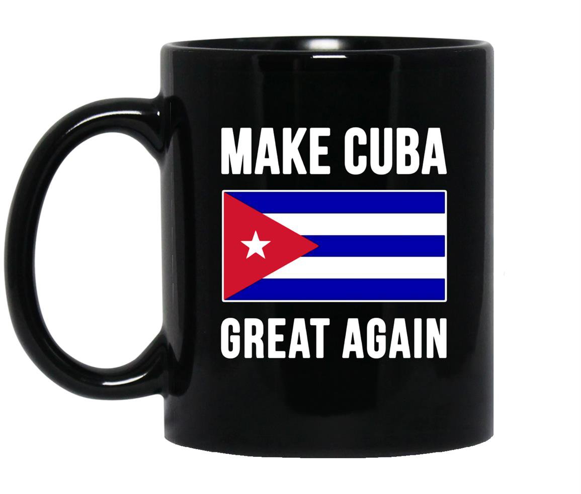 Make cuba great again cuban pride Mug Black