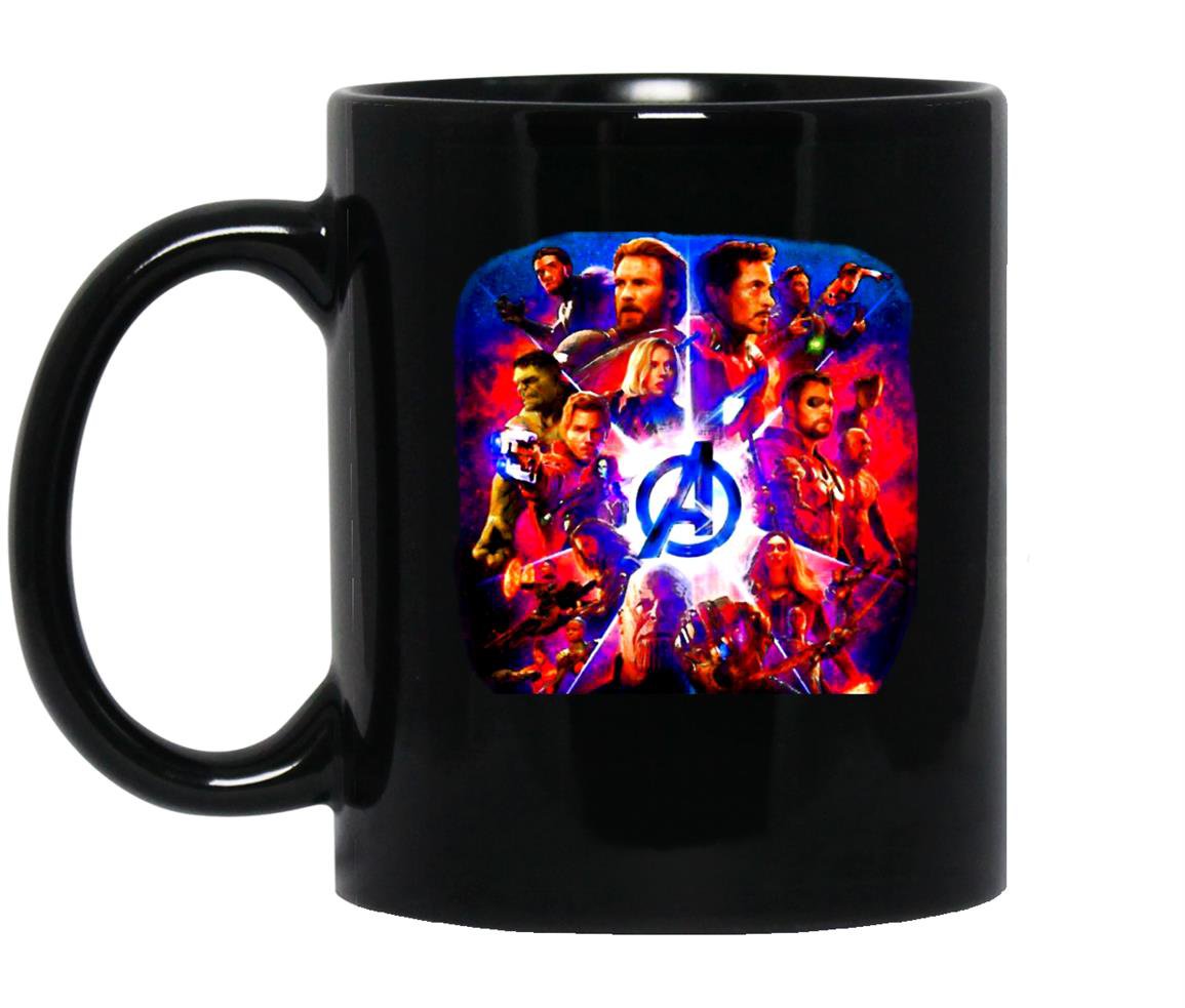 Marvel avengers endgame cotton Mug Black