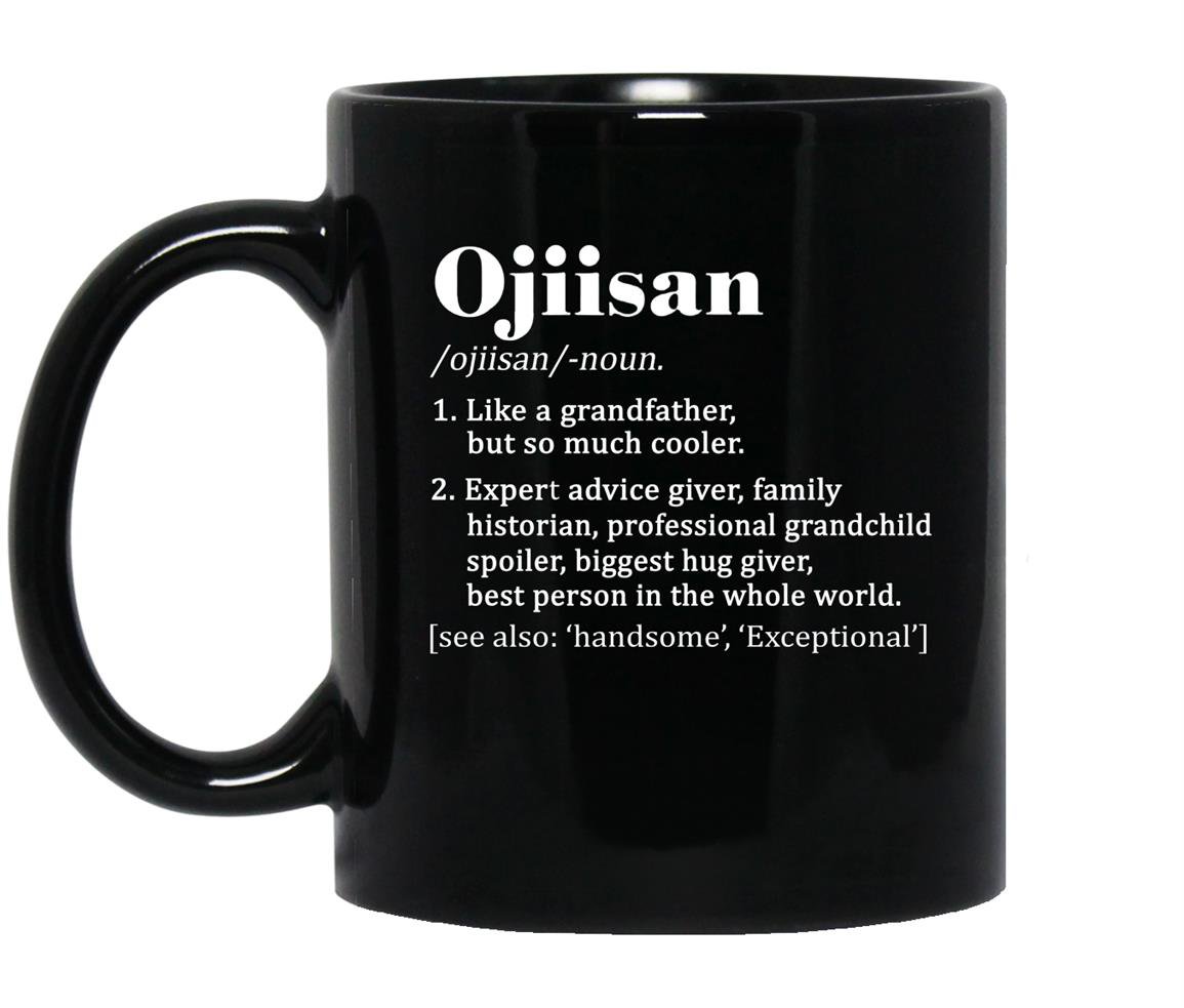 Ojiisan Mug Black