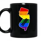 Mom lgbt flag new jersey gay pride gay rights Mug Black
