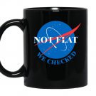 Not flat we checked nasa logo Mug Black