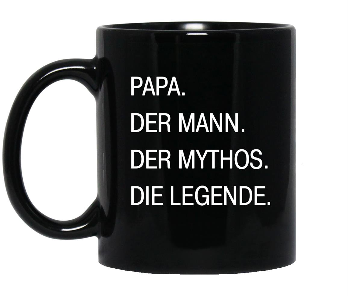 Papa german the myth legend Mug Black