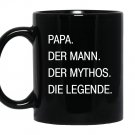 Papa german the myth legend Mug Black