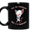 Pinky and the brain brain Mug Black