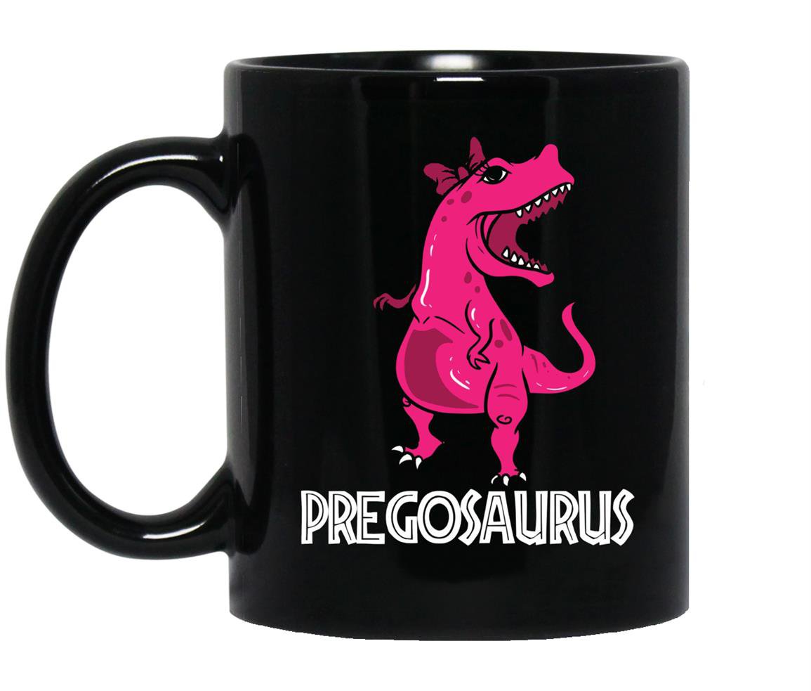 Pregosaurus pregnancy Mug Black