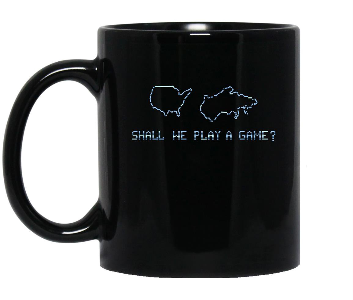 Shall we play a game war games gaming Mug Black