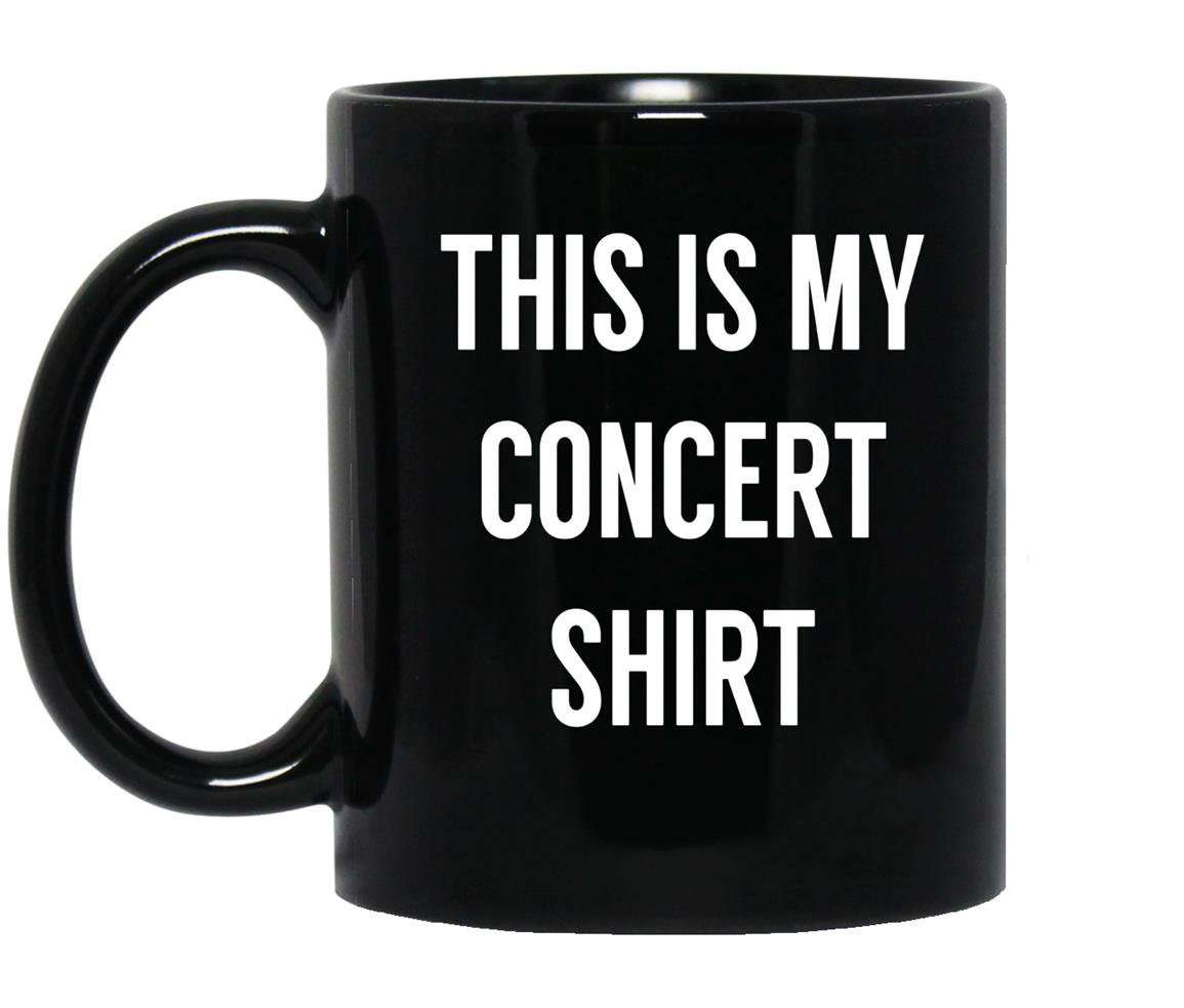 This is my concer funny music festival Mug Black