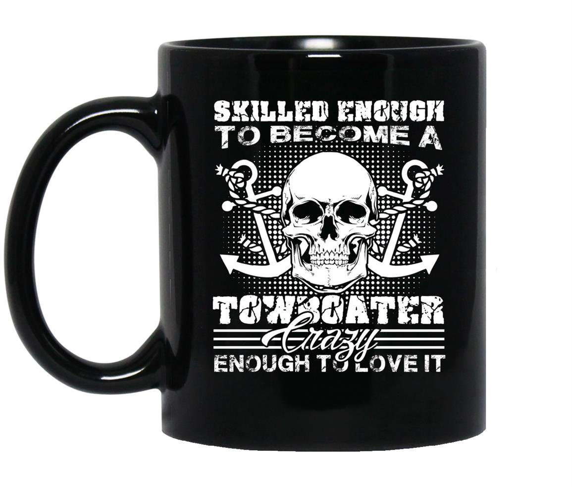 Towboa become a towboater Mug Black