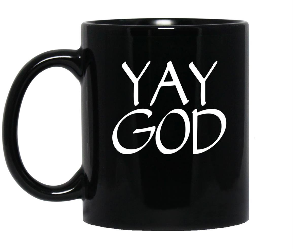 Yay god christian Mug Black
