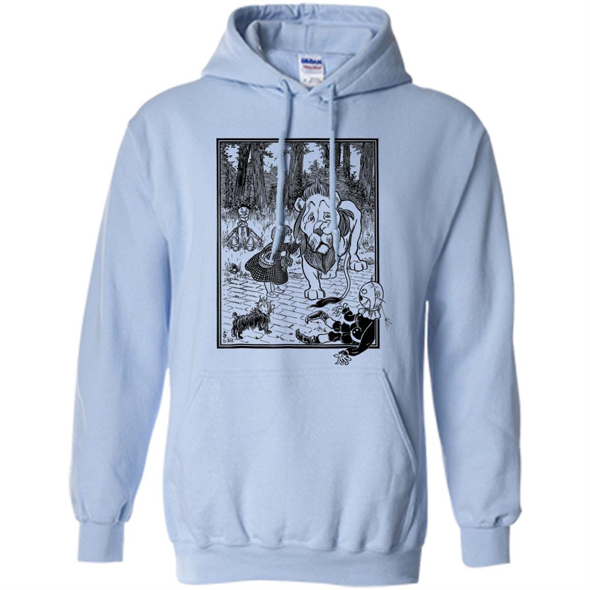 Oz dorothy scarecrow tin toto cowardly lion Hoodie
