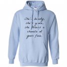 Shes beauty shes grace she throws a chancla at your face Hoodie