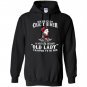 Behind every crazy biker is an even crazier old lady Hoodie