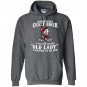 Behind every crazy biker is an even crazier old lady Hoodie