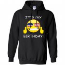 Birthday emojiits my birthday american flag gift Hoodie