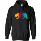 California bear pride love equality lgbt rainbow Hoodie