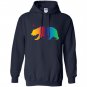 California bear pride love equality lgbt rainbow Hoodie