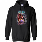 Captain songoku vegeta iron manmashup dragon ball avengers Hoodie
